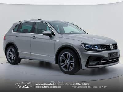 Volkswagen Tiguan 1.6 tdi Sport R-Line LED-CarPlay-19'' Grigio usata Riese Pio X