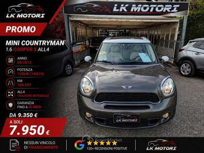 MINI Countryman Mini 1.6 Cooper S Countryman ALL4 Grigio usata Ferrara