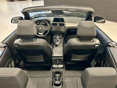 BMW Serie 2 220d 220 220d Cabrio Sport auto PERFETTA *PREZZO PROMO* Nero usata Settimo Torinese