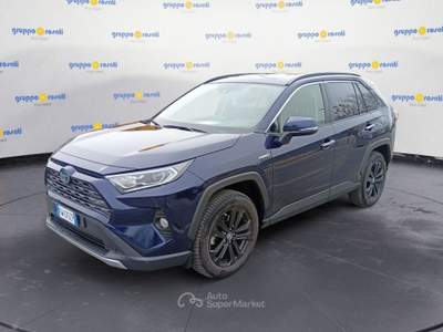 Toyota RAV4 V 2019 2.5 vvt-ie h Lounge awd-i 222cv e-cvt Blu/Azzurro usata Roma