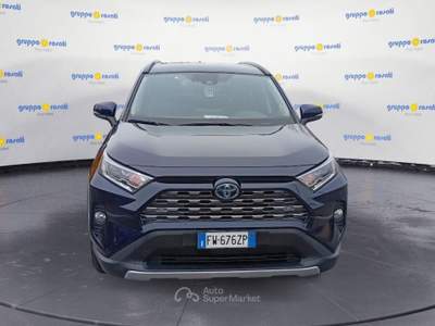Toyota RAV4 V 2019 2.5 vvt-ie h Lounge awd-i 222cv e-cvt Blu/Azzurro usata Roma