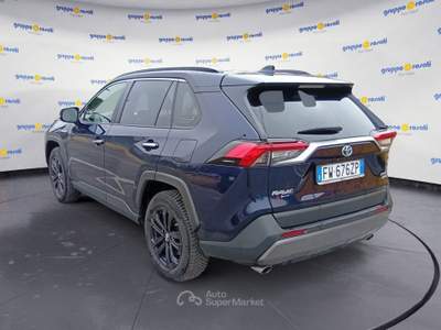 Toyota RAV4 V 2019 2.5 vvt-ie h Lounge awd-i 222cv e-cvt Blu/Azzurro usata Roma