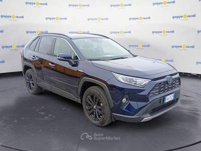 Toyota RAV4 V 2019 2.5 vvt-ie h Lounge awd-i 222cv e-cvt Blu/Azzurro usata Roma