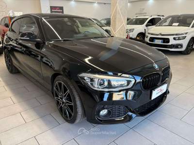 BMW Serie 1 116d 116 116d Sport 3p auto *LED*NAVI*CL18* Nero usata Roma