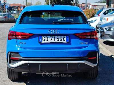 Audi Q3 Sportback 35TDI 150cv S LINE *PREZZO REALE* Blu/Azzurro usata Rovato