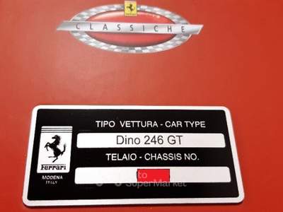 Ferrari Dino 246 CERTIFICATA FERRARI CLASSICHE*RESTAURO INTEGRALE Rosso usata Vigevano