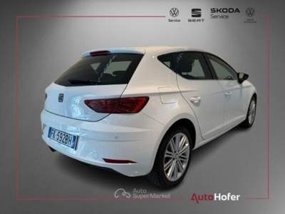 Seat Leon 2.0 TDI XCELLENCE Full LED Camera Navi DAB+ Bianco usata Chiusa
