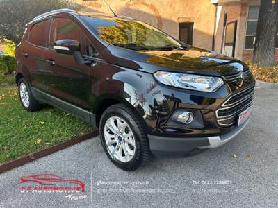 Ford EcoSport 1.0 ecoboost Titanium s/ruot.esterna 125cv Nero usata Treviso