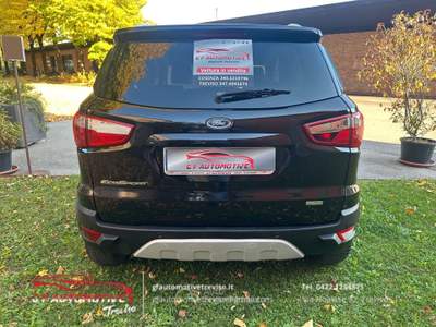 Ford EcoSport 1.0 ecoboost Titanium s/ruot.esterna 125cv Nero usata Treviso