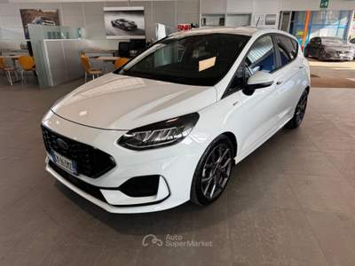 Ford Fiesta 1.0 Ecoboost Hybrid 125 CV 5 porte ST-Line Bianco usata Imola