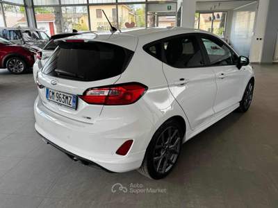 Ford Fiesta 1.0 Ecoboost Hybrid 125 CV 5 porte ST-Line Bianco usata Imola