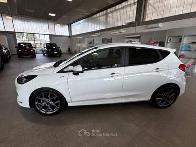 Ford Fiesta 1.0 Ecoboost Hybrid 125 CV 5 porte ST-Line Bianco usata Imola