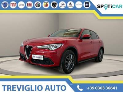 Alfa Romeo Stelvio 2.2 Turbodiesel 190 CV AT8 Q4 Business Rosso usata Fara Gera d'Adda