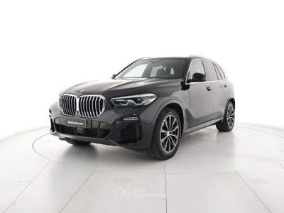 BMW X5 xDrive30d 48V Msport 7 Posti - Gancio traino Blu/Azzurro usata Modena