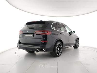 BMW X5 xDrive30d 48V Msport 7 Posti - Gancio traino Blu/Azzurro usata Modena