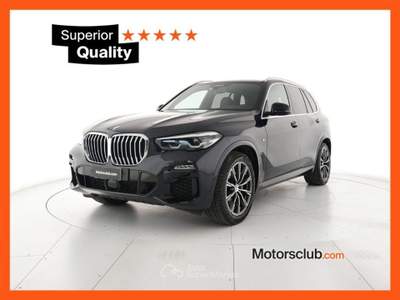 BMW X5 xDrive30d 48V Msport 7 Posti - Gancio traino Blu/Azzurro usata Modena