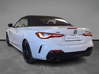 BMW Serie 4 440i i 48V xDrive Cabrio Msport Aut. Bianco usata Bussolengo