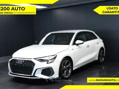 Audi A3 Sportback 30 TDI 116CV S tronic S line Bianco usata Arsiè