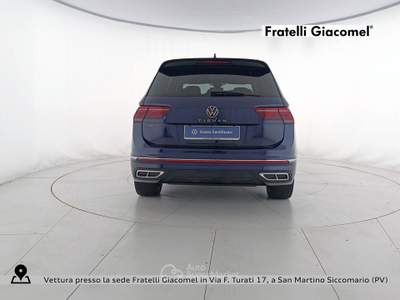 Volkswagen Tiguan allspace 2.0 tdi r-line 150cv 7p.ti dsg Blu/Azzurro usata Assago