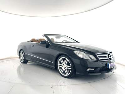Mercedes-Benz Classe E E cabrio 250 cdi be executive x commercianti pelle+c.18" Nero usata Ghedi