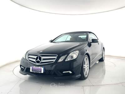Mercedes-Benz Classe E E cabrio 250 cdi be executive x commercianti pelle+c.18" Nero usata Ghedi