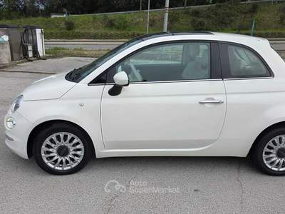 Fiat 500 FIAT 500 1.2 Lounge bianca unico proprietario, neopatentati Bianco usata Deruta