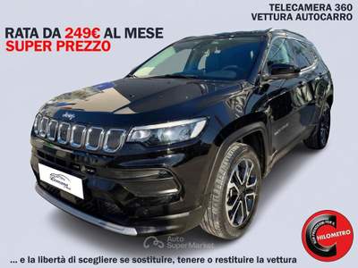 Jeep Compass  1.6 mjt Limited 2wd 130cv Nero usata Sant'Anastasia