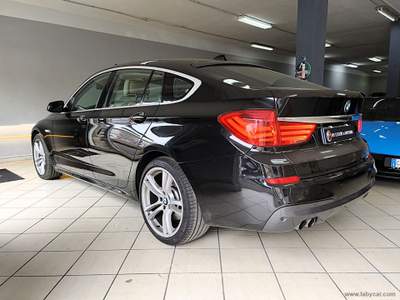BMW Serie 5 Gran Turismo 530d 530d Gran Turismo Futura MSPORT SOLO 130.000KM Nero usata Fonte Nuova