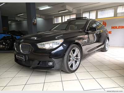 BMW Serie 5 Gran Turismo 530d 530d Gran Turismo Futura MSPORT SOLO 130.000KM Nero usata Fonte Nuova