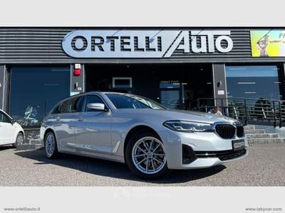 BMW Serie 5 520d 520d Touring Business Argento usata Cerea BMW Serie 5 520d 520d Touring Business Argento usata Cerea