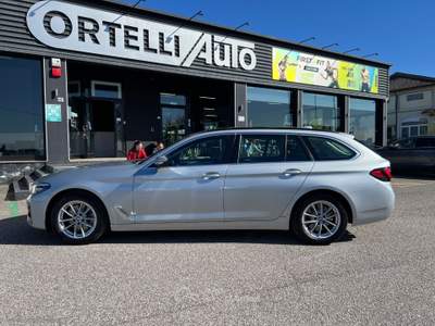 BMW Serie 5 520d 520d Touring Business Argento usata Cerea