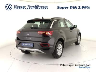 Volkswagen T-Roc 2.0 tdi life 150cv dsg Nero usata Bari