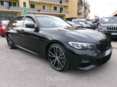 BMW Serie 3 320d 320 320 D 190CV MHEV 48V TOURING M-SPORT KM CERTIFICAT Nero usata Giugliano in Campania