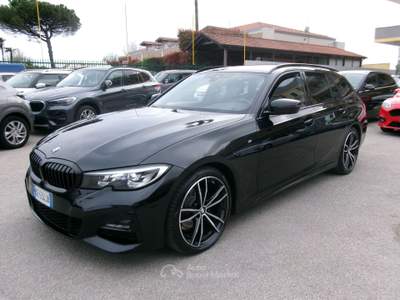 BMW Serie 3 320d 320 320 D 190CV MHEV 48V TOURING M-SPORT KM CERTIFICAT Nero usata Giugliano in Campania
