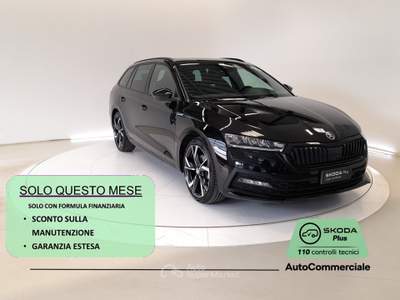Skoda Octavia 2.0 TDI EVO 110KW SPORTLINE DSG 4WD Nero usata Bologna