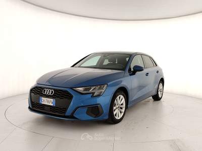 Audi A3 IV 2020 Sportback Sportback 35 2.0 tdi Business s-tronic Blu/Azzurro usata Caserta