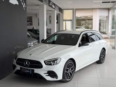 Mercedes-Benz Classe E M.B E 300 d 4Matic 265cv Premium Plus PELLE TABACCO Bianco usata CARESANABLOT