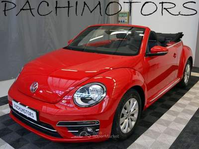 Volkswagen Maggiolino Cabrio 1.2 TSI Dsg BMT Pelle-Pdc-Navi-Retrocamera Rosso usata Monza
