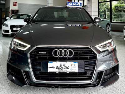 Audi A3 Audi A3 Sportback 2.0 tdi S-line quattro 184cv s-tronic Grigio usata Cividate Camuno