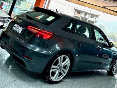 Audi A3 Audi A3 Sportback 2.0 tdi S-line quattro 184cv s-tronic Grigio usata Cividate Camuno