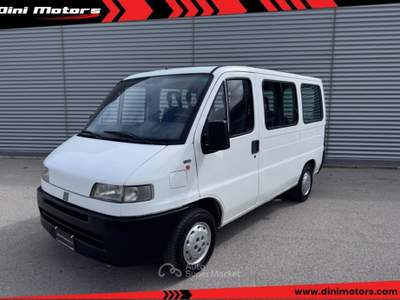 Fiat Ducato 9 posti 14 1.9 td diesel PM IVA ESPOSTA LEGGE 104 Bianco usata Sant'Angelo in vado