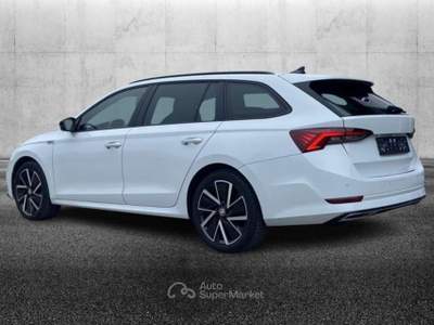 Skoda Octavia 2.0 TDI EVO SCR 150 CV DSG Wagon Sportline Bianco usata Pieve di Cento