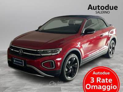 Volkswagen Polo T-roc cabriolet style 1.0 tsi 85 kw (115 cv) manuale Rosso usata Salerno
