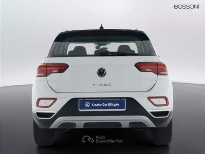Volkswagen T-Roc 2.0 tdi scr 150cv style dsg Bianco usata Orzinuovi