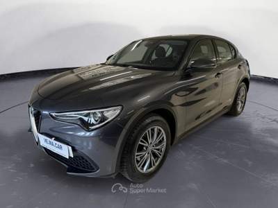 Alfa Romeo Stelvio 2.2 T D 190CV Business AT8 Q4-PELLE TOT-RETROC PACK DRIVER-ENTRY SAFETY SOLO KM 50700! Grigio usata ARTOGNE