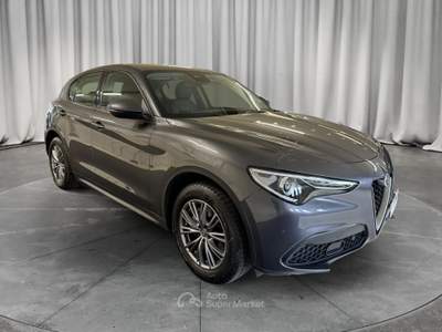 Alfa Romeo Stelvio 2.2 T D 190CV Business AT8 Q4-PELLE TOT-RETROC PACK DRIVER-ENTRY SAFETY SOLO KM 50700! Grigio usata ARTOGNE