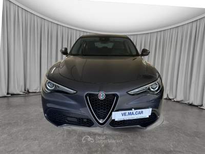 Alfa Romeo Stelvio 2.2 T D 190CV Business AT8 Q4-PELLE TOT-RETROC PACK DRIVER-ENTRY SAFETY SOLO KM 50700! Grigio usata ARTOGNE