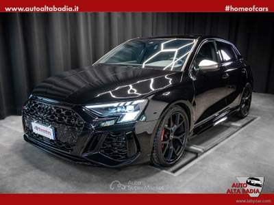 Audi A3 RS 3 SPB 2.5 TFSI quattro S tronic | 400CV Nero usata Badia