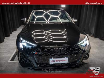 Audi A3 RS 3 SPB 2.5 TFSI quattro S tronic | 400CV Nero usata Badia