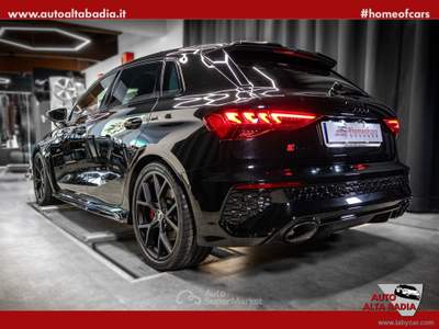 Audi A3 RS 3 SPB 2.5 TFSI quattro S tronic | 400CV Nero usata Badia
